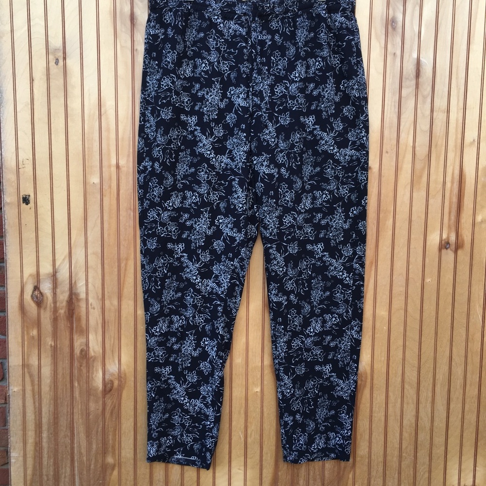 J. Jill Drawstring Pants Size L Tall 100% Rayon